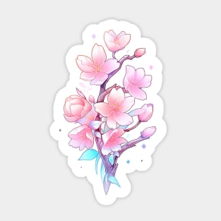 Enchanting Cherry Blossom Branch Sticker